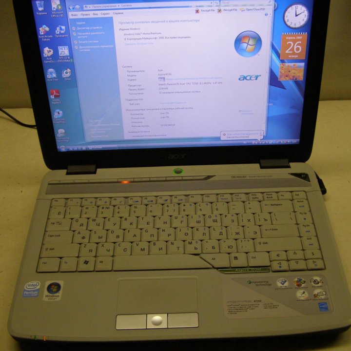 Ноутбук Acer Aspire 4720z 14