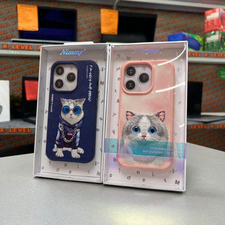 Чехол iPhone 15 Pro 3D c рисунком Nimmy. Х-Lеvеl