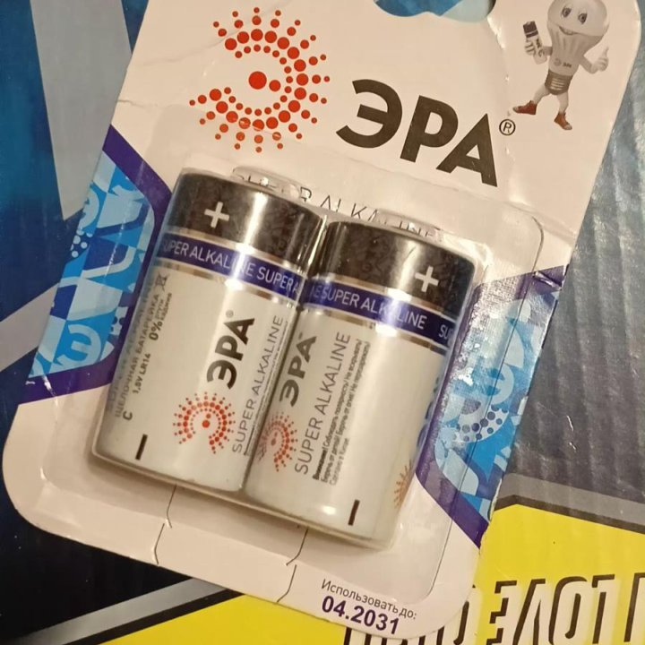 Батарейки эра LR14-2BL super Alkaline