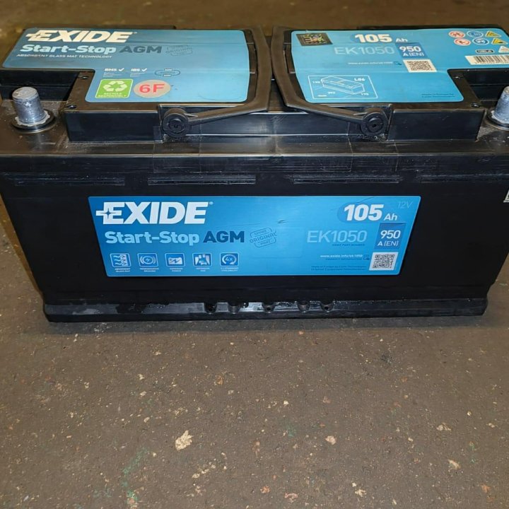 Аккумулятор EXIDE AGM 105ah