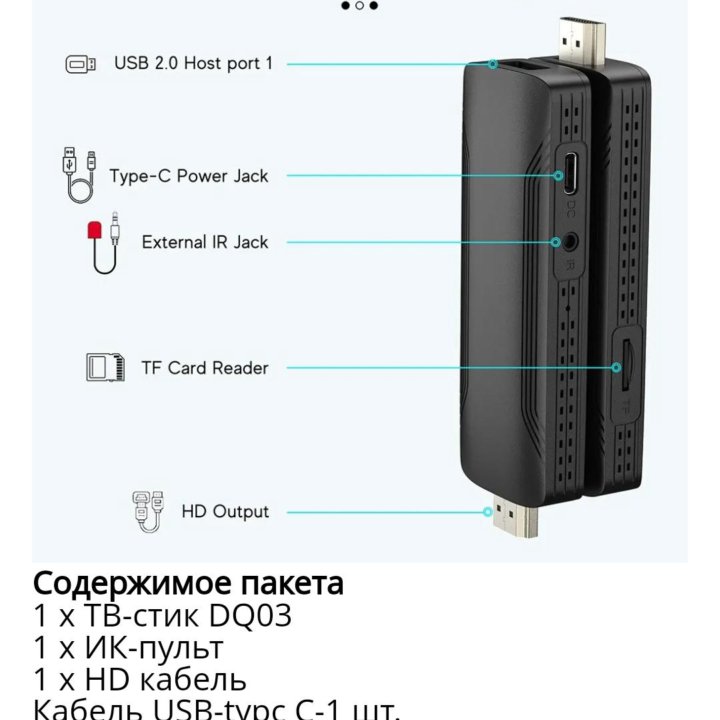 Смарт ТВ приставка 2-16 ГБ настроенная