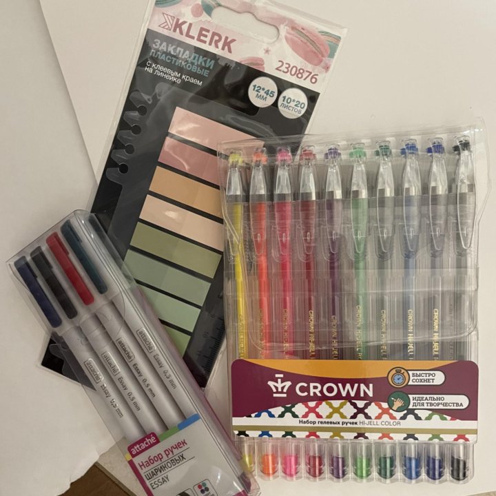 Цветные ручки Линеры Новые 2 набора Hatber 12 цв