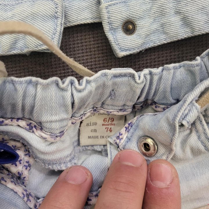 Костюм джинсовый детский, Zara размер 74-80