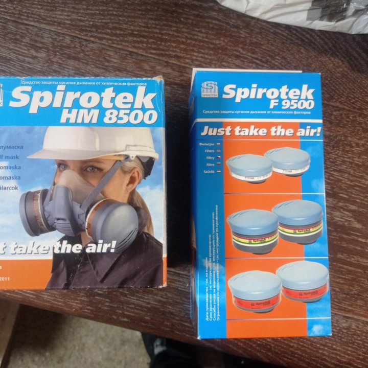 Полумаска Spirotek HM 8500 с фильтром