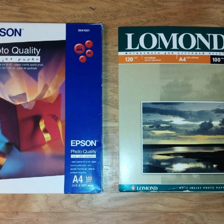 Фотобумага Epson A4,Lomond A4