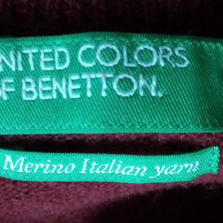 Водолазка из 100% шерсти мериноса Benetton (L\XL)