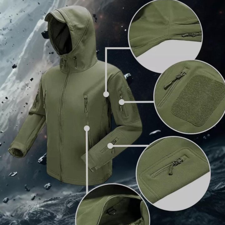 Тактический костюм Softshell демисизонный