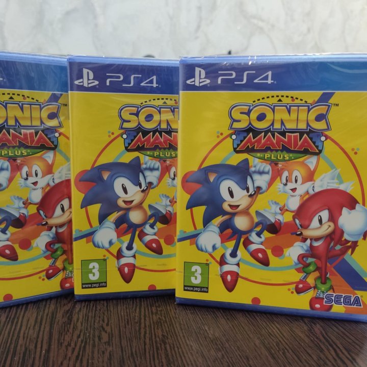 Sonic Mania Plus PS4/PS5 диск