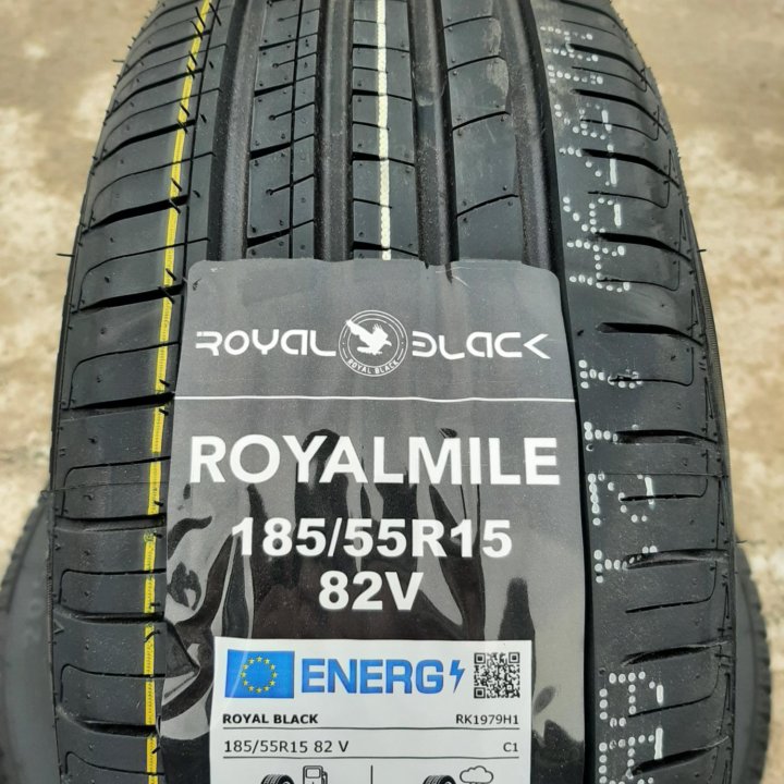 185/55 R15 82V Royal Black Royal Mile Новые!