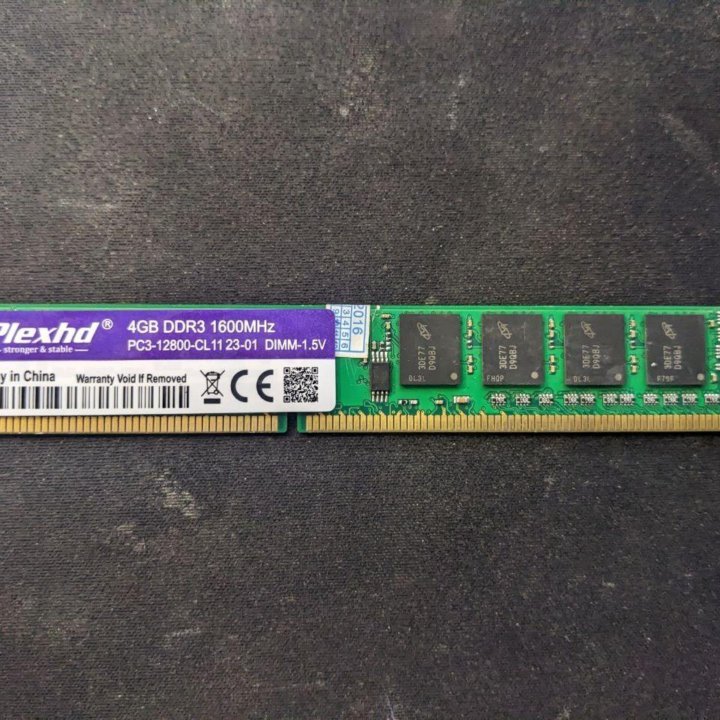 Оперативная память Plexhd ddr3 4gb 1600mhz