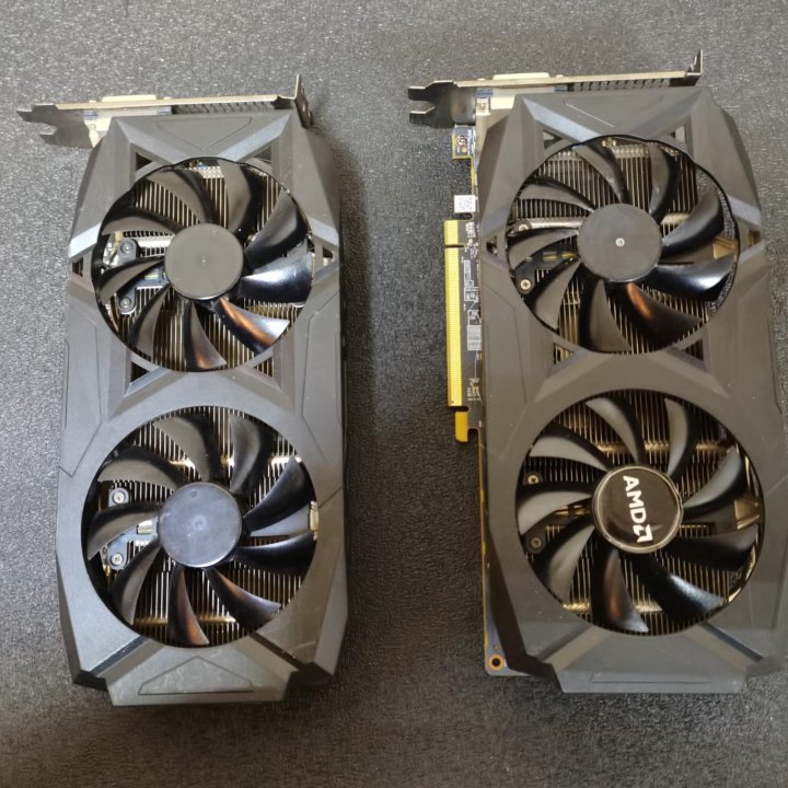 Отличная игровая видеокарта RX 580 4Gb. GDDR5