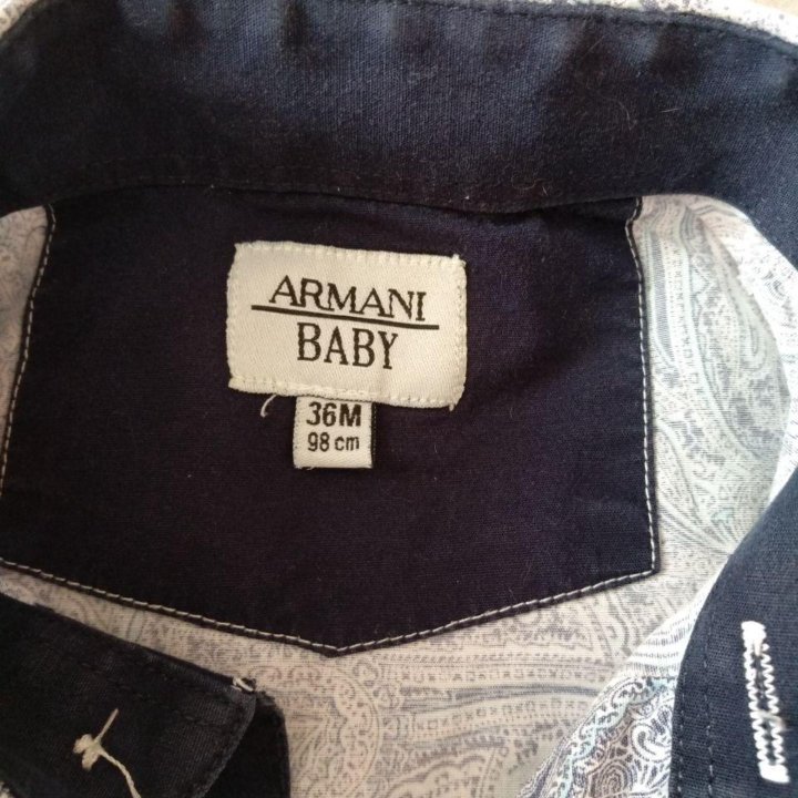 Рубашка Армани (Armani Baby) оригинальная, б\у