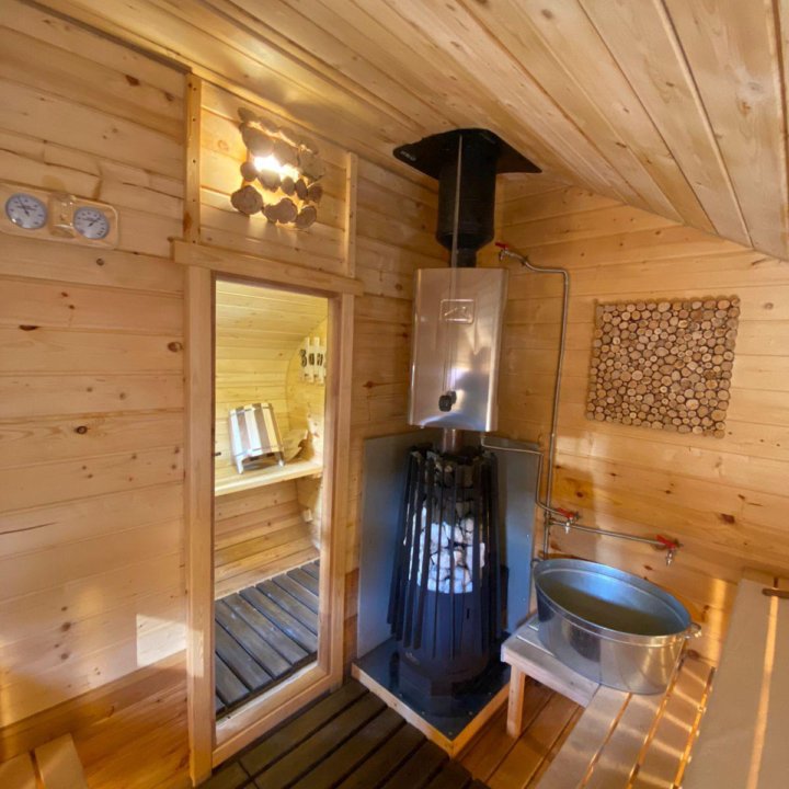 Аренда, дом и баня с чаном на дровах