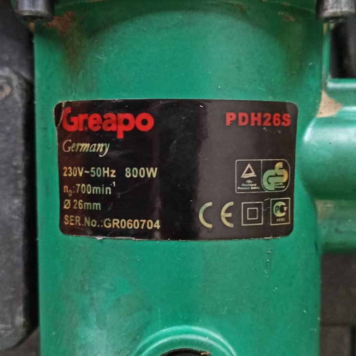 Перфоратор Greapo PDH 26 S 800 Вт