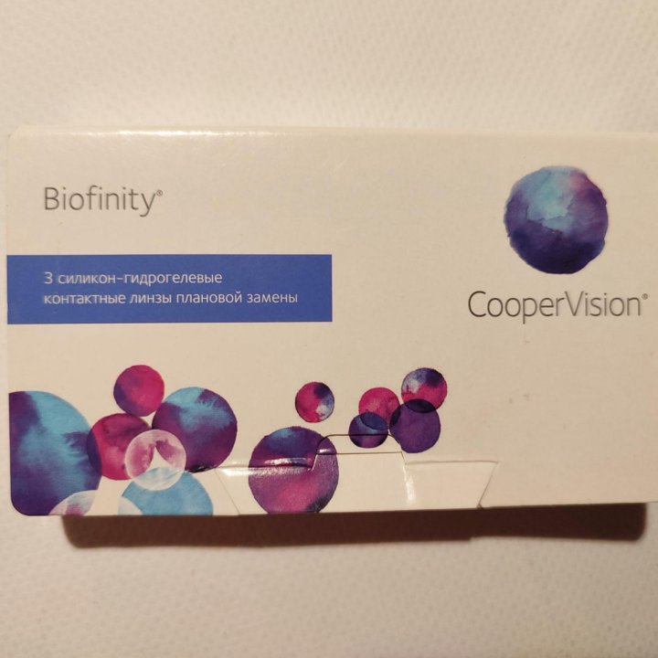 Biofinity -3.75 контактные линзы