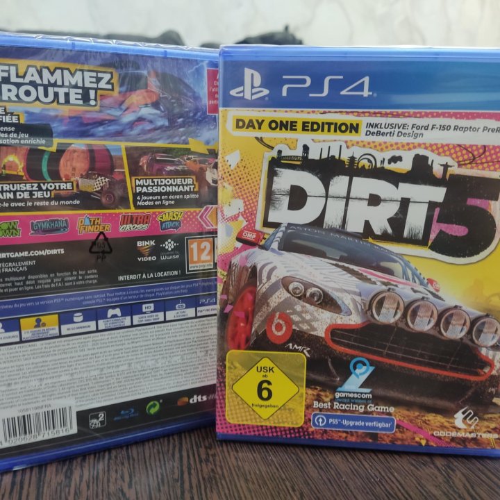 Dirt 5 PS4/PS5 диск