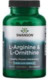 SWANSON L-Arginine & L-Ornithine 100 капсул