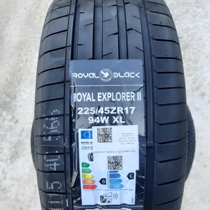 225/45 R17 94W Royal Black Explorer II Новые!