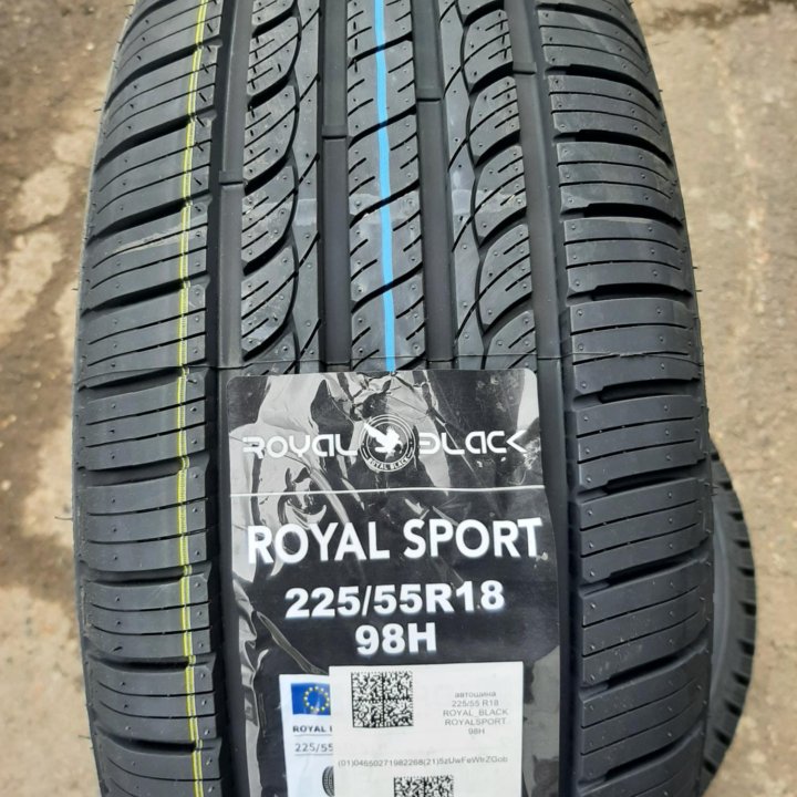 225/55 R18 98H Royal Black Sport Новые!