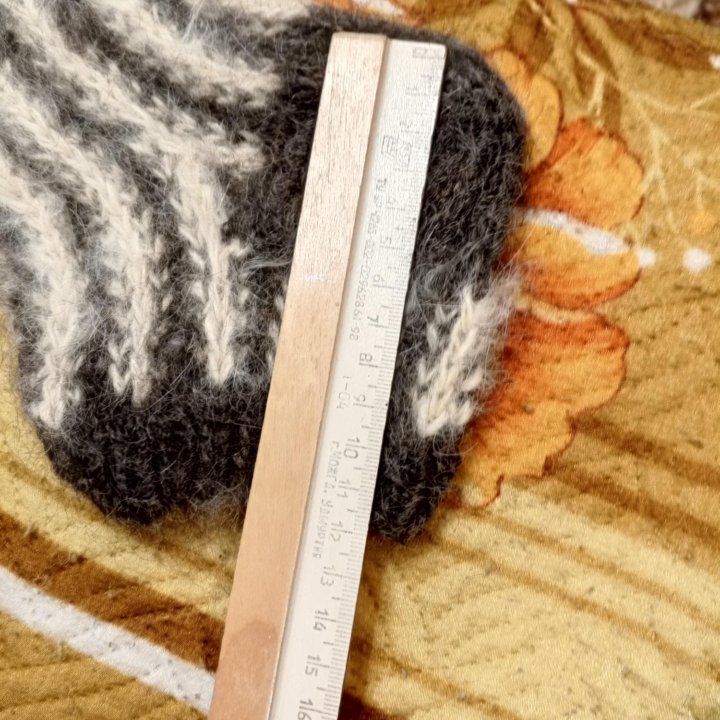 Короткие теплые носки