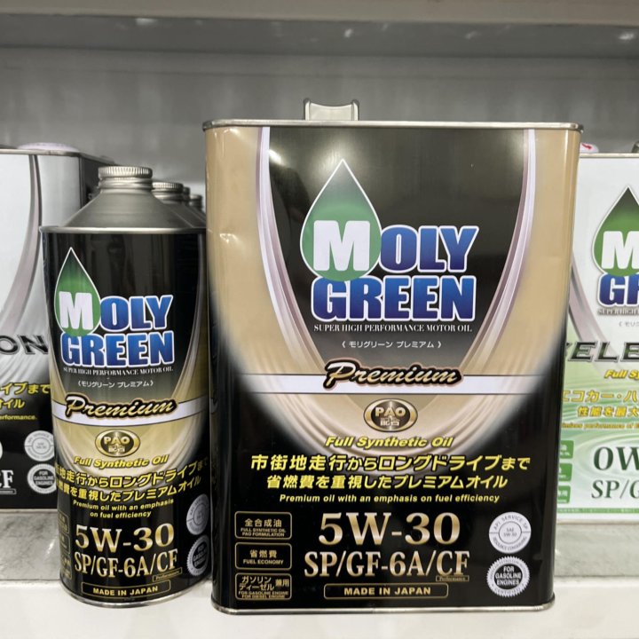 MOLY GREEN PREMIUM 5W30 SP 4 литра синтетика