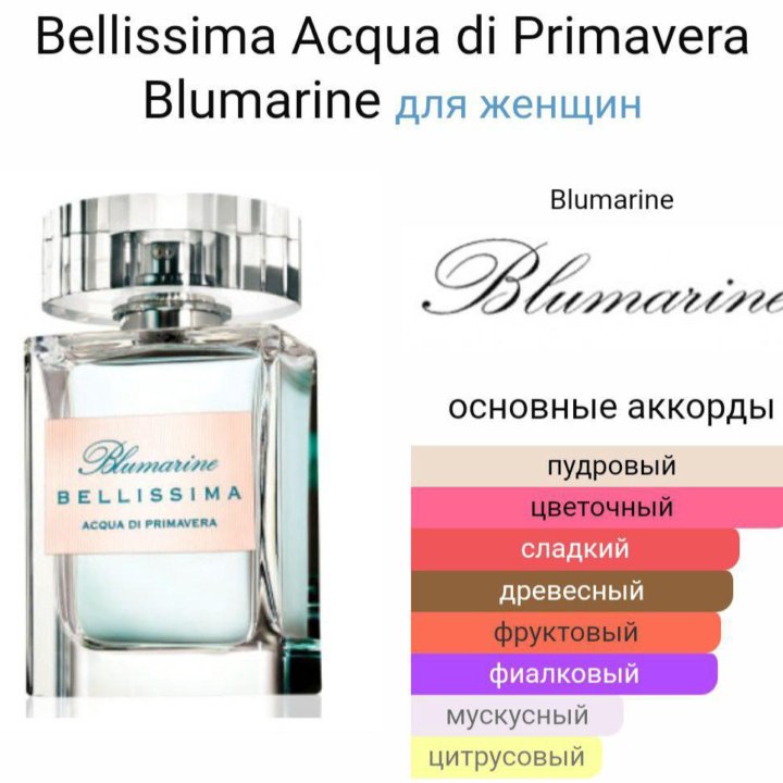 EDT BLUMARINE BELLISSIMA ACQUA DI PRIMAVERA