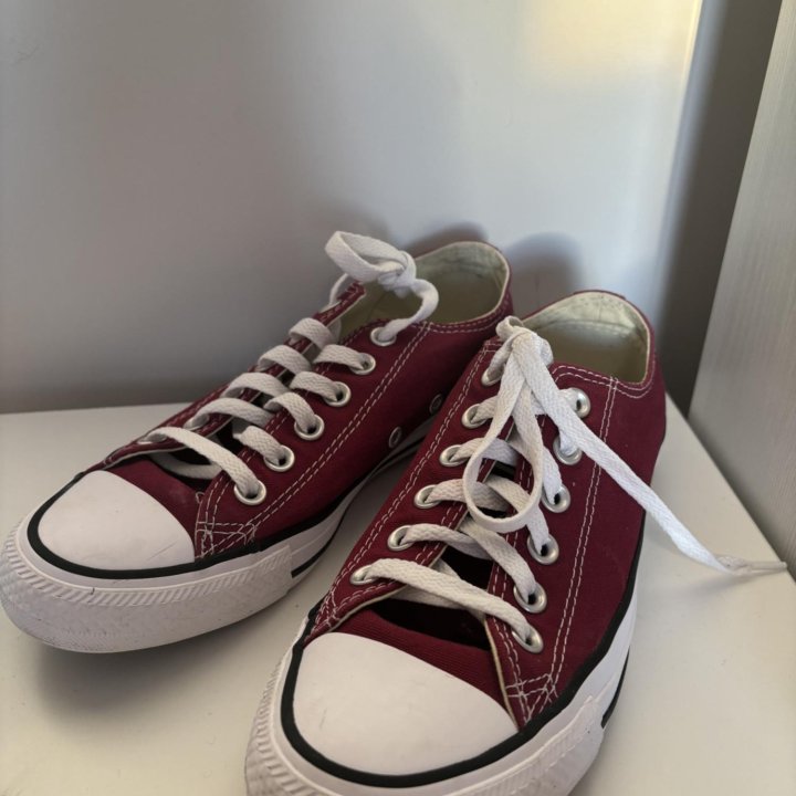 Кеды Converse All Star женские бордовые низкие