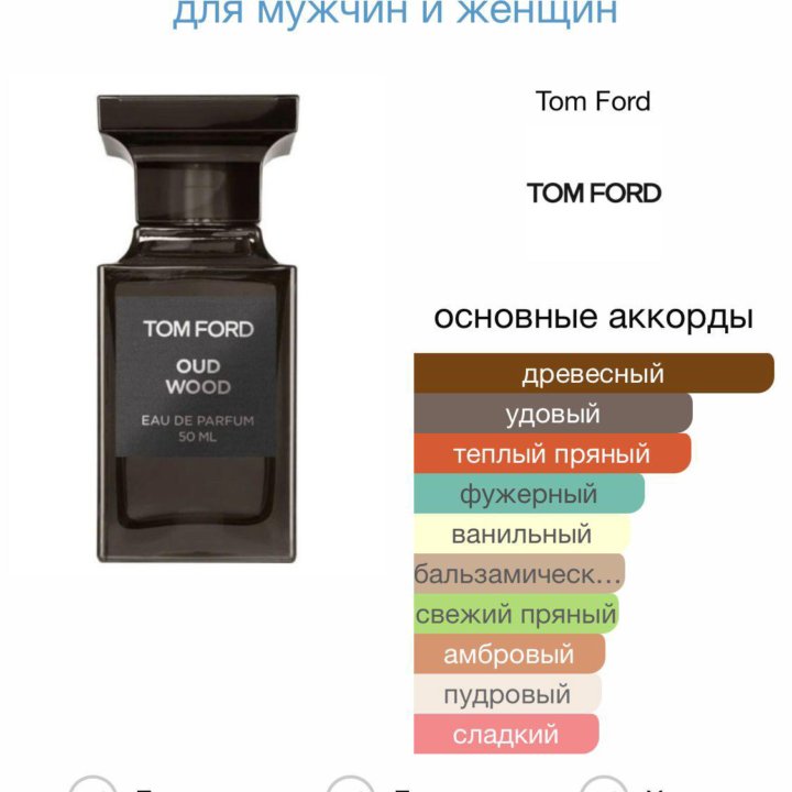 Oud wood Tom Ford делюсь оригинал