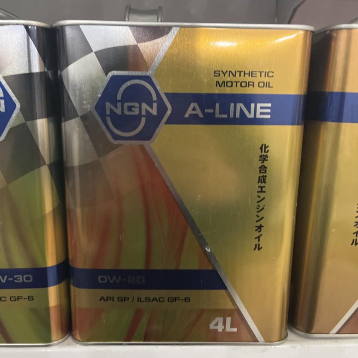 NGN A-line 0W20 4л синтетика + замена