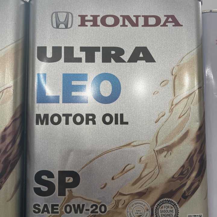 Honda Ultra LEO 0W20 SP синтетика 4 литра + замена