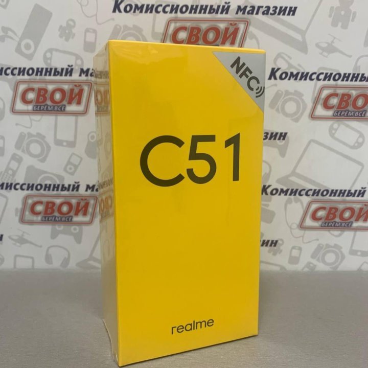 Смартфон realme C51 4/128 НОВЫЙ!