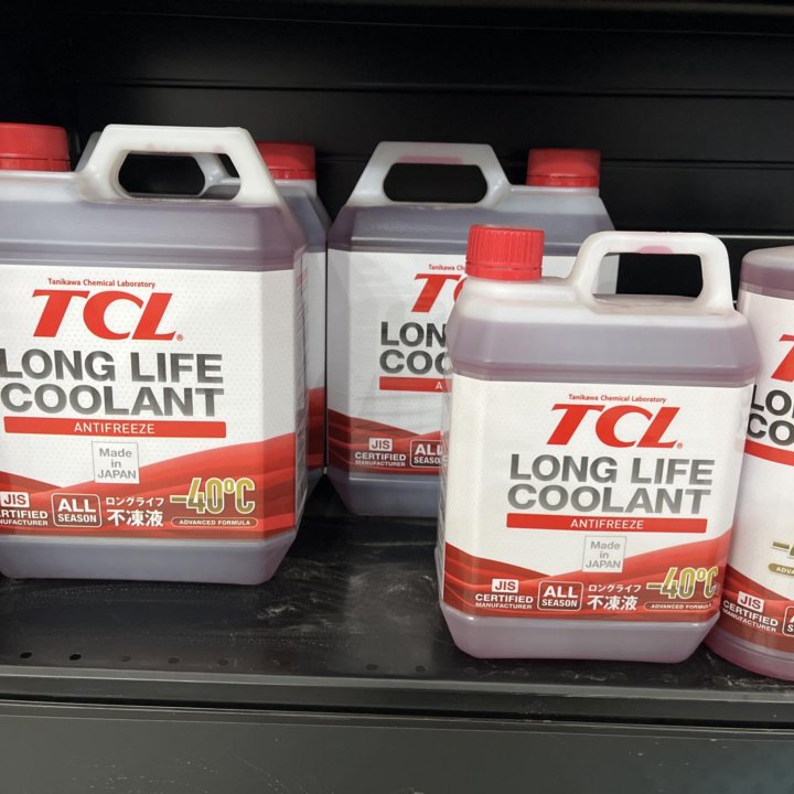 Анифриз TCL long life coolant red -40 4л Япония