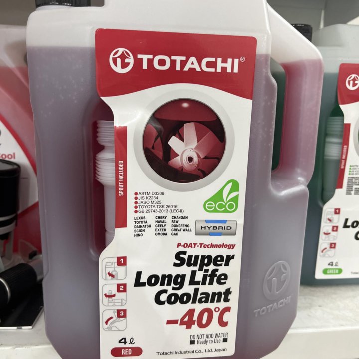 Totachi Super long life coolant -40 красный 4л