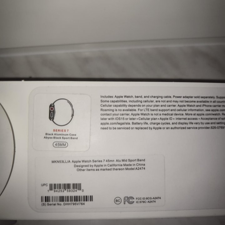 Часы Apple watch 7 45 mm