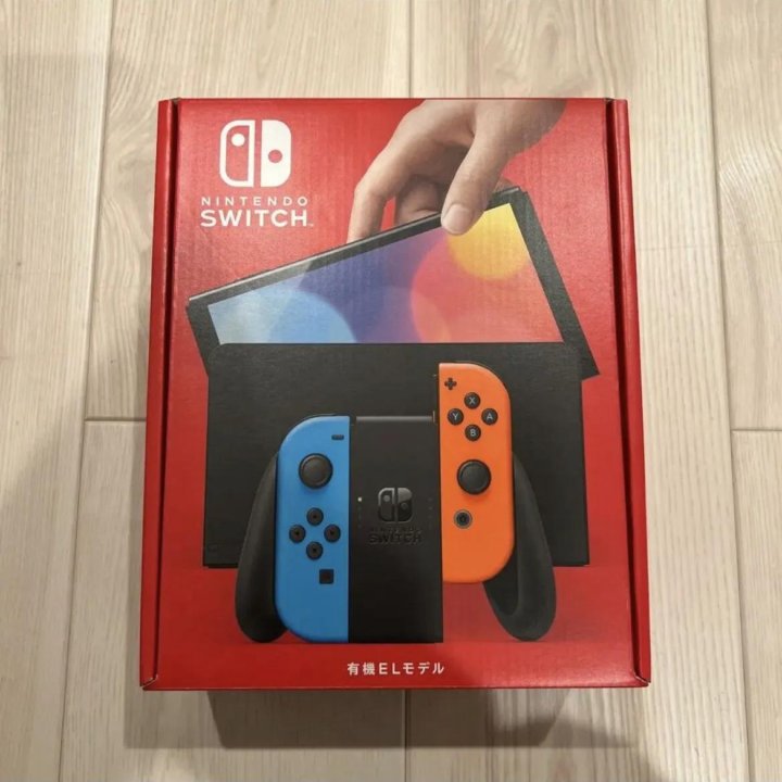 Nintendo Switch Oled +512GB Blue&Red (Новая)