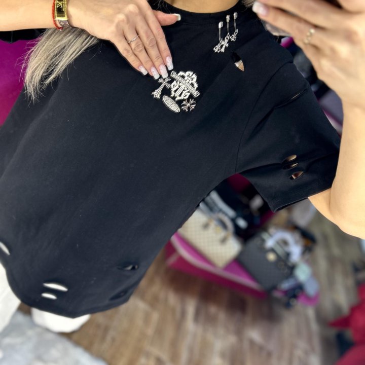 Футболка chrome hearts