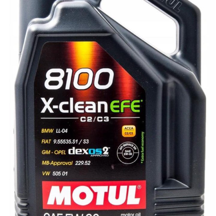 Моторное масло Motul 8100 x-clean efe 5w30 5 л.