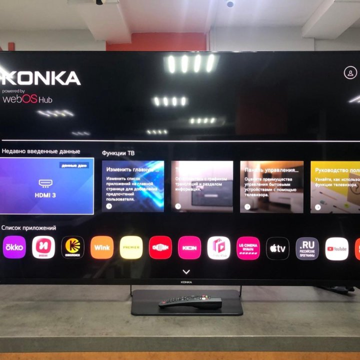 Konka Qled 55(140)/Smart TV/Wi-Fi/4k UHD