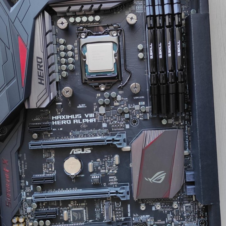 Asus maximus viii hero+I7 6700K+32 Gb DDR4+водянка