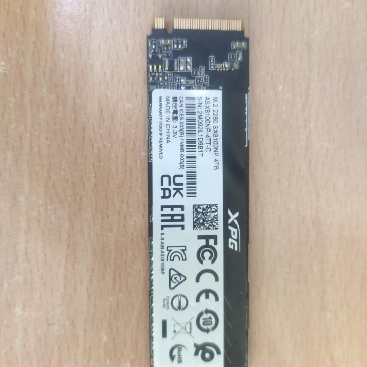 SSD 4TB m.2 nvme pcie 3.0