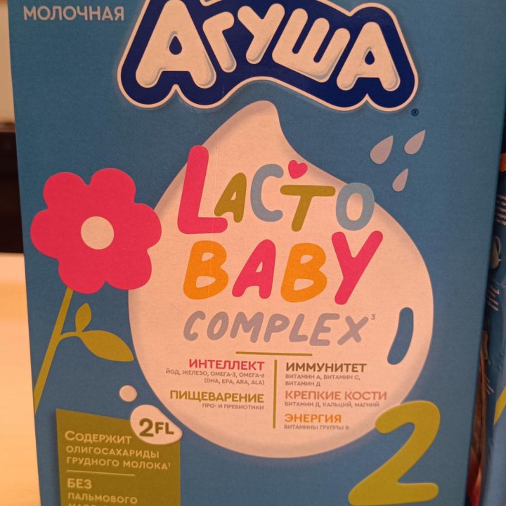 Молочная смесь Агуша Lacto baby2, Каша разная
