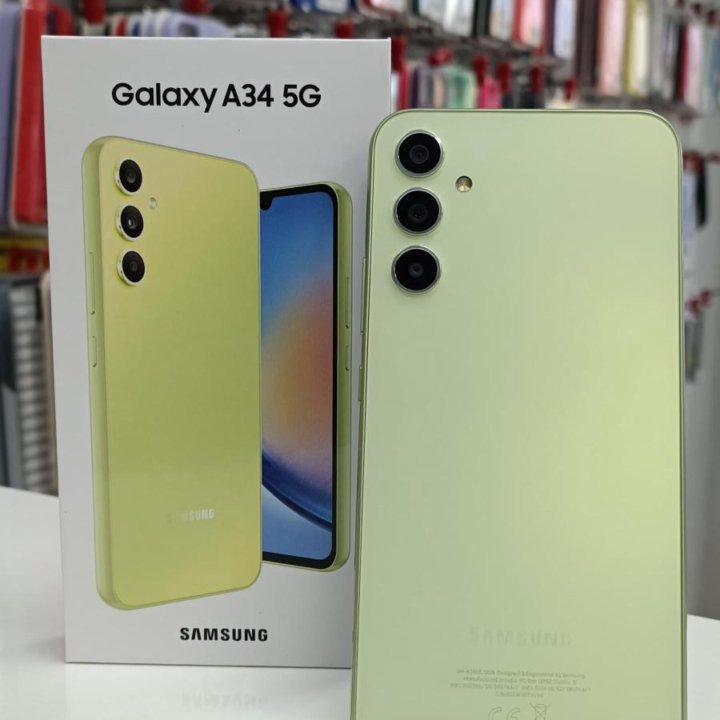 Смартфон Samsung Galaxy A34 5G 8/128Gb Lime