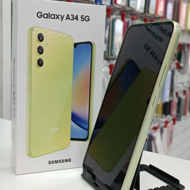 Смартфон Samsung Galaxy A34 5G 8/128Gb Lime