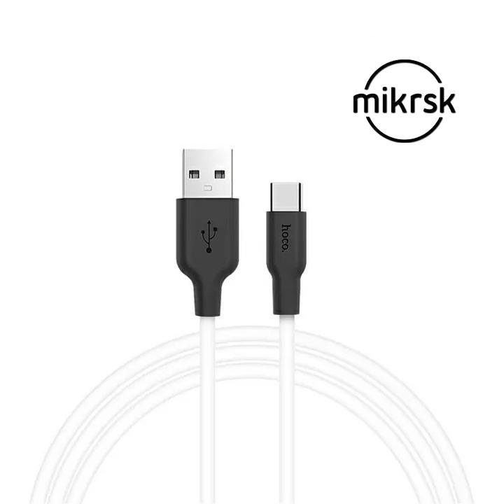 Кабель Hoco USB - Type-C 2м 3А (X21 PLUS)