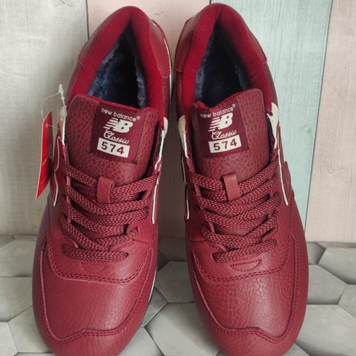 КРОССОВКИ МУЖСКИЕ ЗИМНИЕ НА МЕХУ NEW BALANCE 574