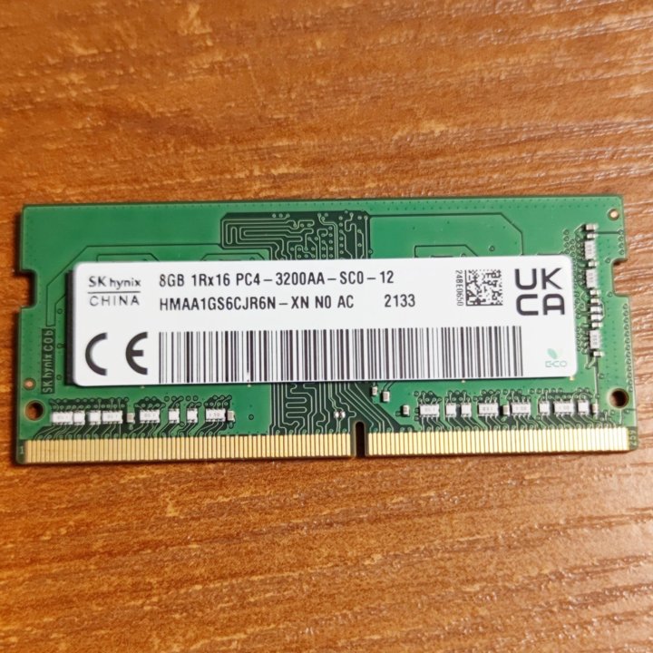 SODIMM Hynix 8 ГБ (HMAA1GS6CJR6N-XN)