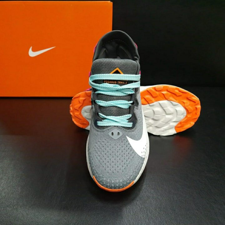 Кроссовки Nike р-ры 35-41 артикул 151072005сер/гол