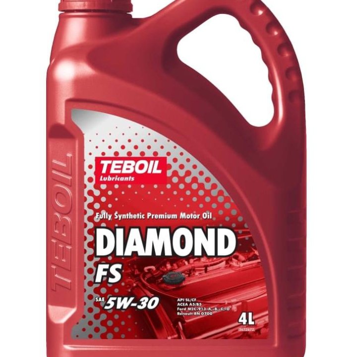 Масло моторное Teboil Diamond FS 5w30 синтетика 4 литра