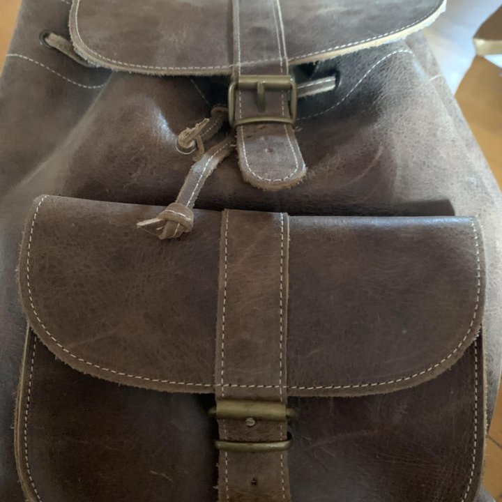 Армейская мужская сумка Винтаж натуральная кожа