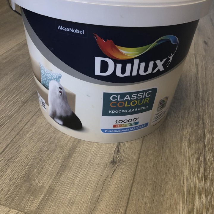 Краска для стен Dulux с колером